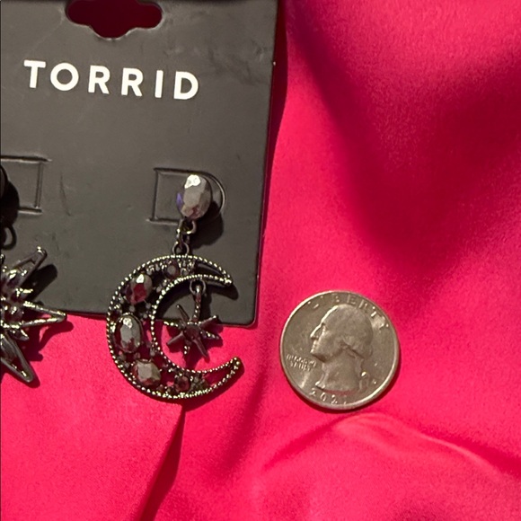 Torrid Silver Celestial Earrings - Picture 5 of 6